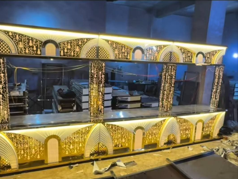 Stainless Steel Catering Counters - Hygienic commercial kitchen counters in Khata Kheri, Saharanpur, Uttar Pradesh, India